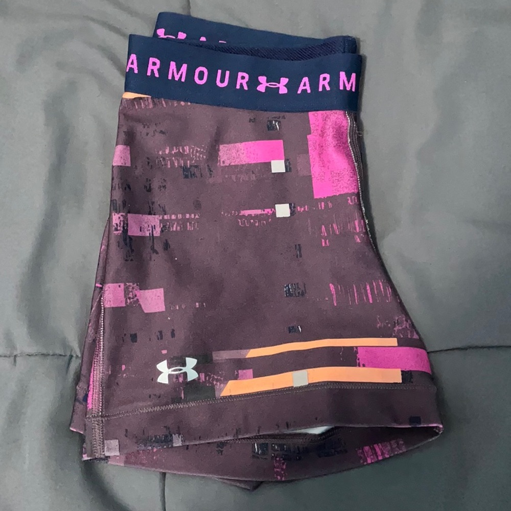 women's under armour spandex shorts